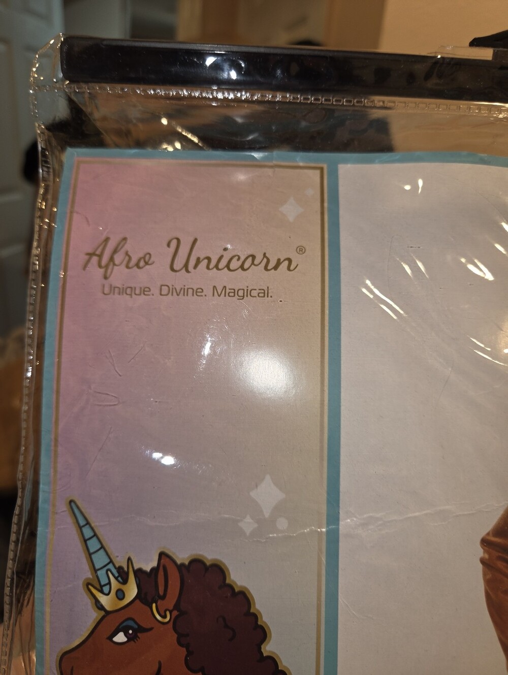 Afro unicorn Deluxe Onesie Size 4/6x - Picture 6 of 6